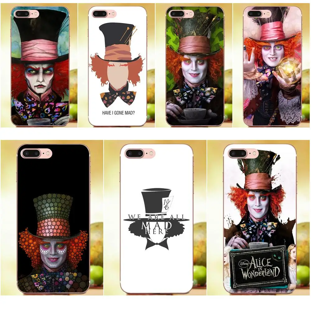 Cool Mad Hatter Alice In Wonderlandus для Moto G G2 G3 G4 G5 HTC 530 626 628 630 816 820 One A9 M7 M8 M9 M10 E9 Plus U11 | Мобильные