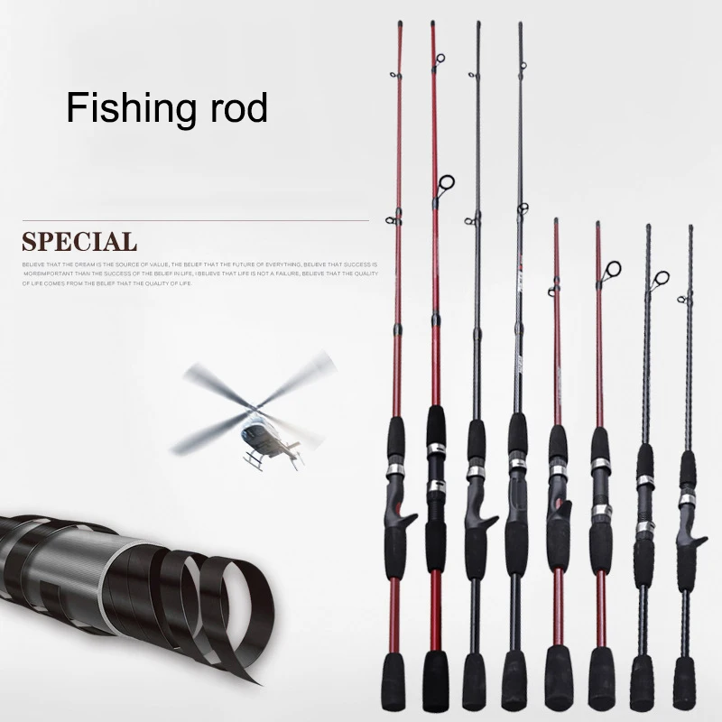 

1.8/2.1m FRP Fishing Rod Spinning/Casting Anti-skid Telescopic Ultralight Fishing Pole for Stream Freshwater