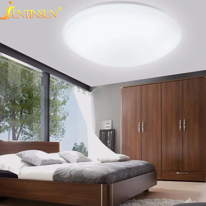 2016 New Pure White 5W 12W And 15W Acrylic Modern Round Led Ceiling Light Indoor Lighting