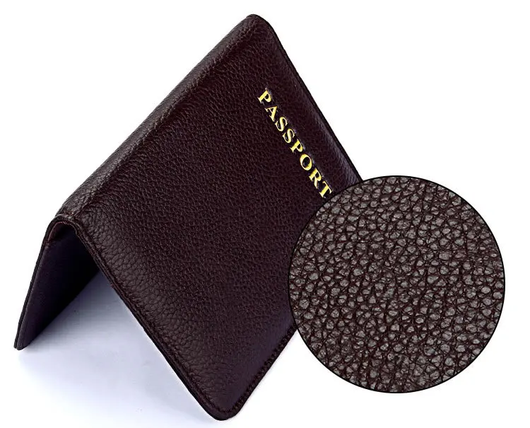 Обложка для паспорта кожа высокое качество Обложка на паспорт Однотонный женский мужской паспорт с карманом для кредитных карт модный