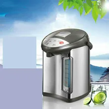 Из нержавеющей стали электротермическая двухслойная теплоизоляция 4L электрические чайники функция автоматического отключения