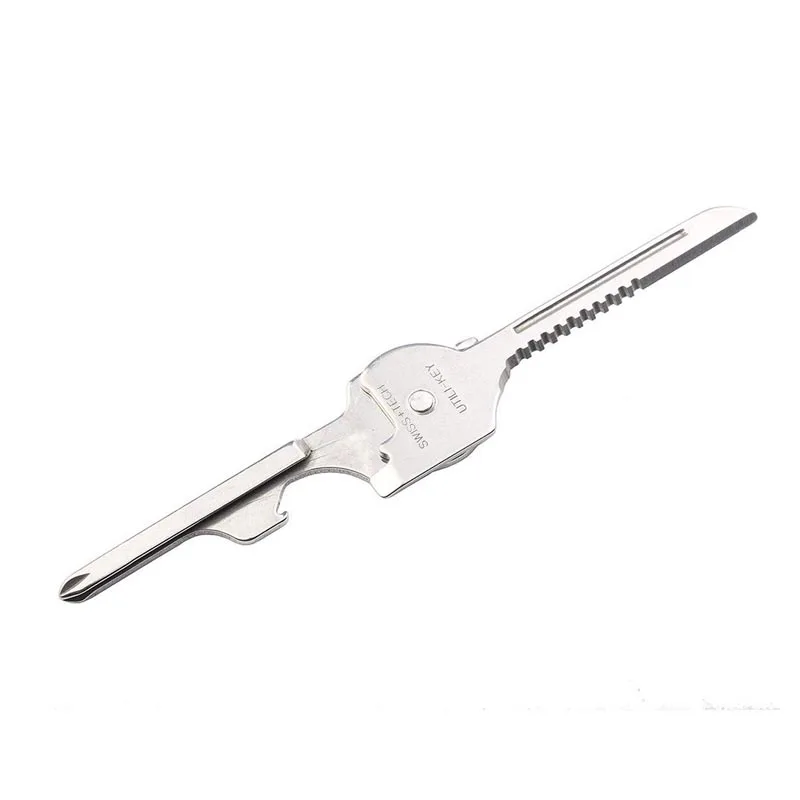 Многофункциональный карманный нож гаджет инструмент 6в1 Utili-Key мини-брелок для ключей на открытом воздухе кемпинга выживания Спасательные карманные плоскогубцы инструменты