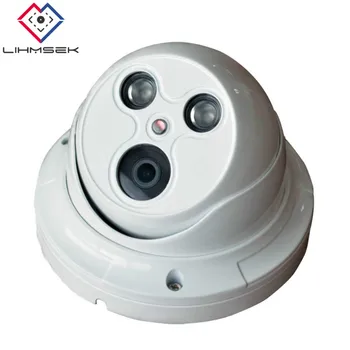 

HD IP Cam Indoor 1MP/1.3MP/2.0MP with 2pcs IR Array LEDs Vandalproof IR Dome IP Camera with Optional 3.6mm/6mm Megapixel lens