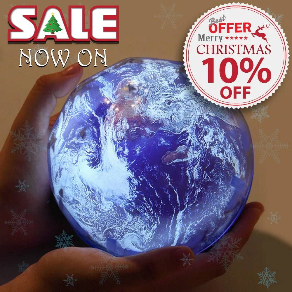 

Beautiful Ball Atmosphere Projector Night Lamp Bedroom Science Star Christmas Glift Led Night lights