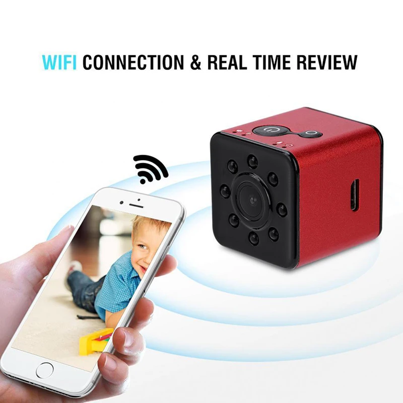 HD 1080P Мини Wifi камера видеокамера ночное видение обнаружения движения для спорта