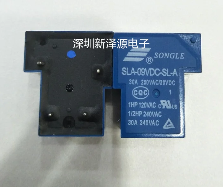 sla 24vdc sl a 5v 09v 12v 24v t90 30a 4 pinos songle rele 02