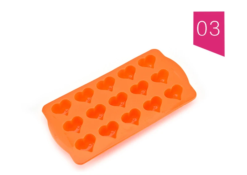  Cake Tools 15 Heart Shaped Food Grade Silicone Cake Mold Reusable Pudding Mousse Tiramisu Soap Mould Baking Tools (5)