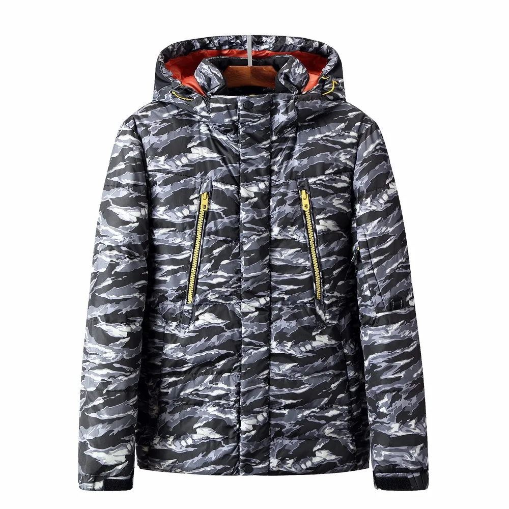 Download Outdoor Heavy Down Jacket Ski Suit for Men's Winter Sports ...