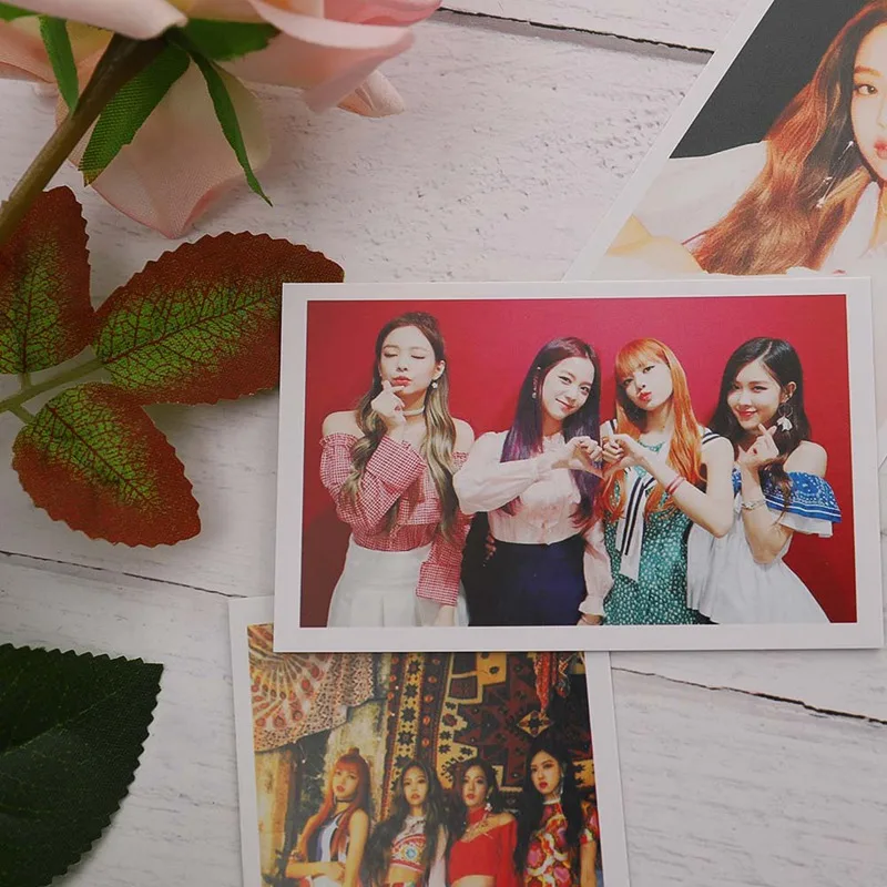 30 шт./компл. Популярные Stas BLACKPINK альбом LOMO карты k-pop Новая мода самодельные бумажные фото карты