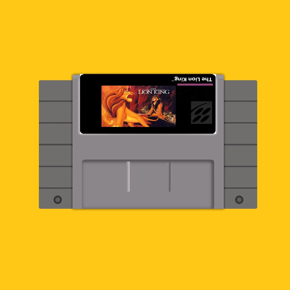Горячая 46 Pin 16 бит NTSC игровой картридж Король Лев|Картриджи| |
