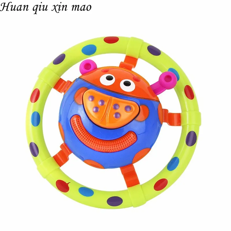 Huan qiu xin mao children musical toys Baby ladybug toys with sound and light grasping toy as a gift for little kids