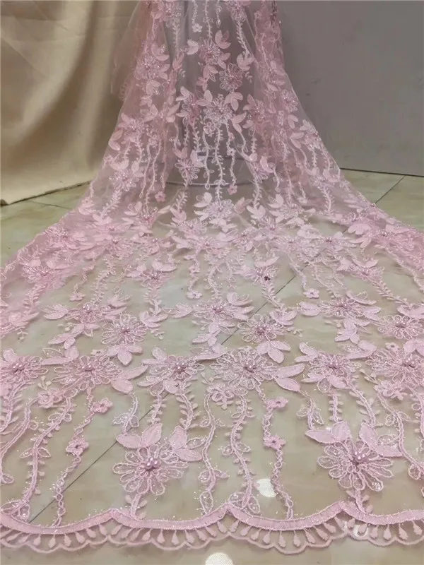 handmade french beaded lace fabrics 2018 3d flower sequins fabric luxury full beaded bridal lace fabric 5yards pink green yellow handmade french beaded lace fabrics 2018 3d flower sequins fabric luxury full beaded bridal lace fabric 5yards pink green yellow
