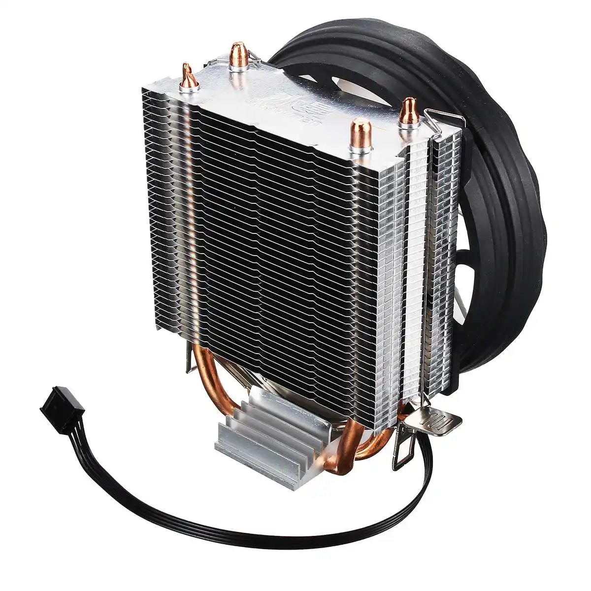 Тихий охлаждающий вентилятор Core светодиодный вентилятор охлаждения процессора радиатор 4pin кулер для процессора Intel Socket LGA 1156/1155/775 для AMD