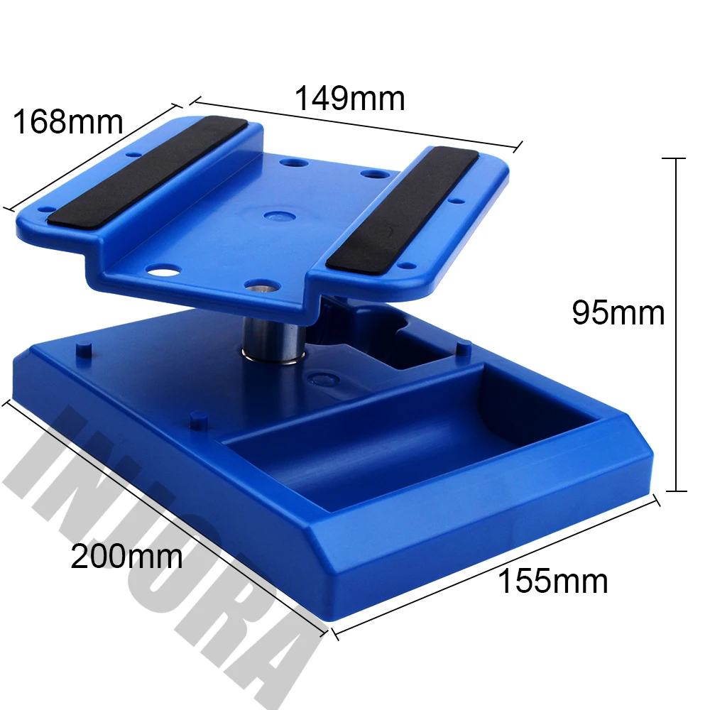 INJORA 1 шт. пластиковый ремонтный инструмент рабочий стенд для 1/12 1/10 1/8 RC автомобиль грузовик багги RC гусеничный осевой SCX10 Traxxas TRX4