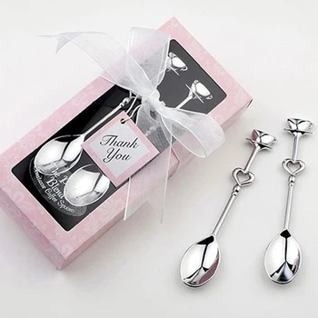 

Creative Love Tea Coffee Drinking Stainless Steel Spoon Teaspoon Bridal Shower Wedding Bridal Party Favor Lover Valentine's Gift