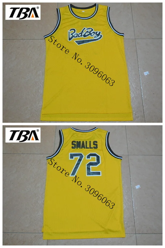 Mens Cheap Throwback Basketball Jerseys,72 BIGGIE SMALLS BAD BOY