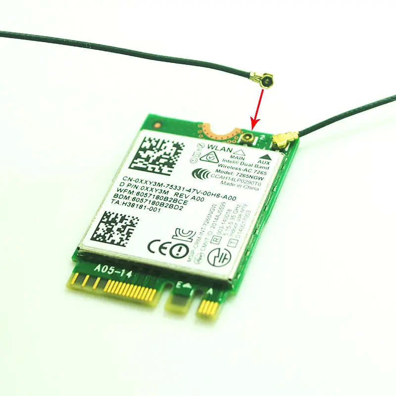 Внутренняя антенна IPEX MHF4 для ноутбука NGFF Intel 7260 3160 8260 Wi Fi WLAN карта 3G N5321 4G EM7355 EM7455