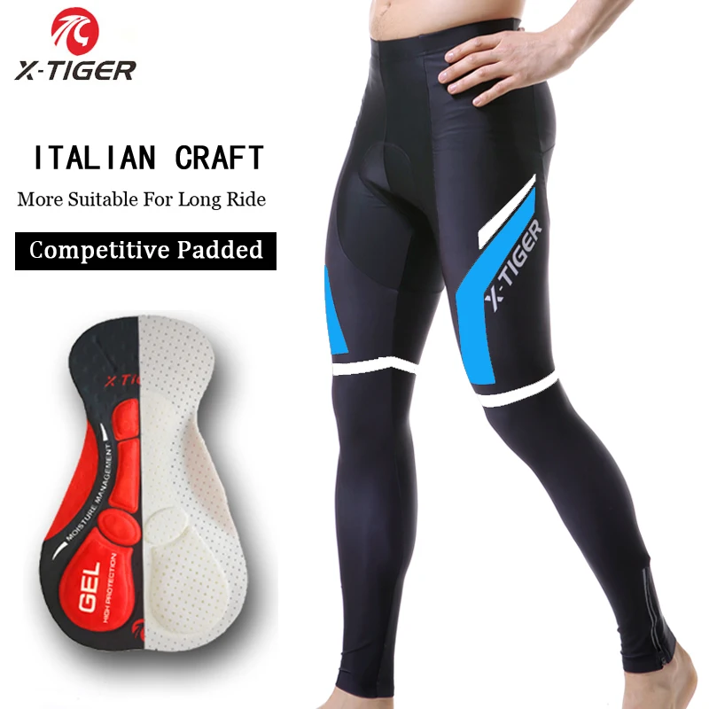 X-TIGER, зимние штаны для велоспорта, тепловые велосипедные брюки с 5D гелевой подкладкой, штаны для горного велосипеда, Mtb велосипедные колготки для мужчин и женщин - Цвет: Color 6