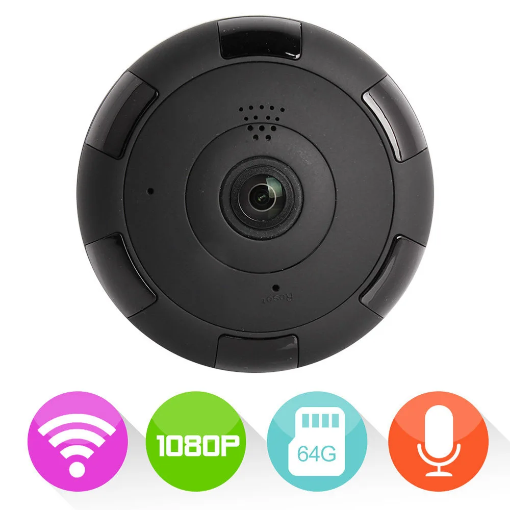 

Night Vision Home Security IP Camera Wireless Smart WiFi Camera WI-FI Audio Record Surveillance Baby Monitor HD Mini CCTV Camera