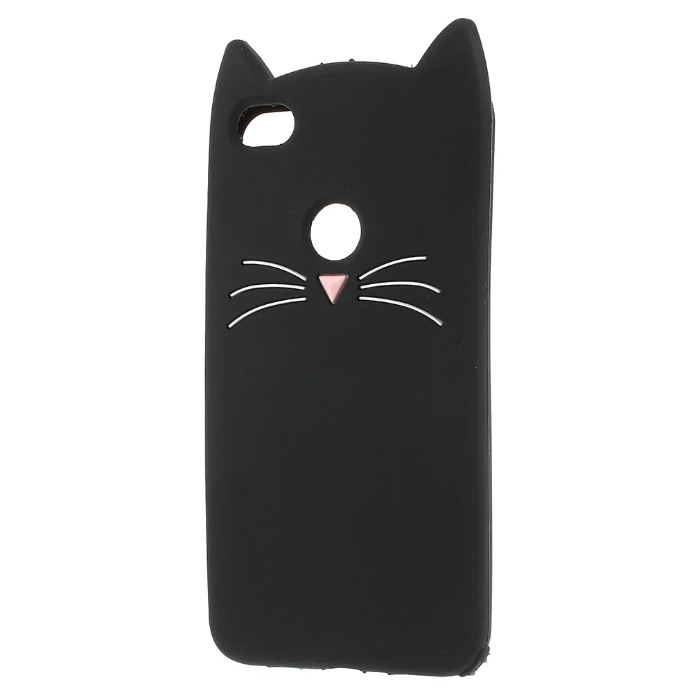 DULCII For Xiaomi Redmi Note 5A Prime Case 3D Mustache Cat Silicone 