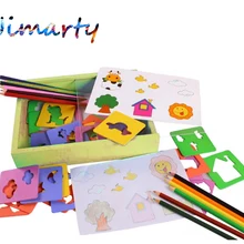 Новейший spirographe Magic animal sketchpad детский подарок доска для рисования образовательный коврик волшебная ручка набор образовательных художественных принадлежностей AKP015