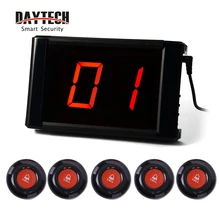 DAYTECH Waiter Calling System Wireless Queue Pagers Restaurant Coaster Pager number Calling system LCD Receiver Waterproof Call DAYTECH Waiter Calling System Wireless Queue Pagers Restaurant Coaster Pager number Calling system LCD Receiver Waterproof Call