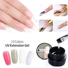 UR SUGAR Nail Art Poly Nail Gel Manicure Clear Pink Natural Hard Jelly Builder French Nail Extend Gel Acrylic Building Varnish