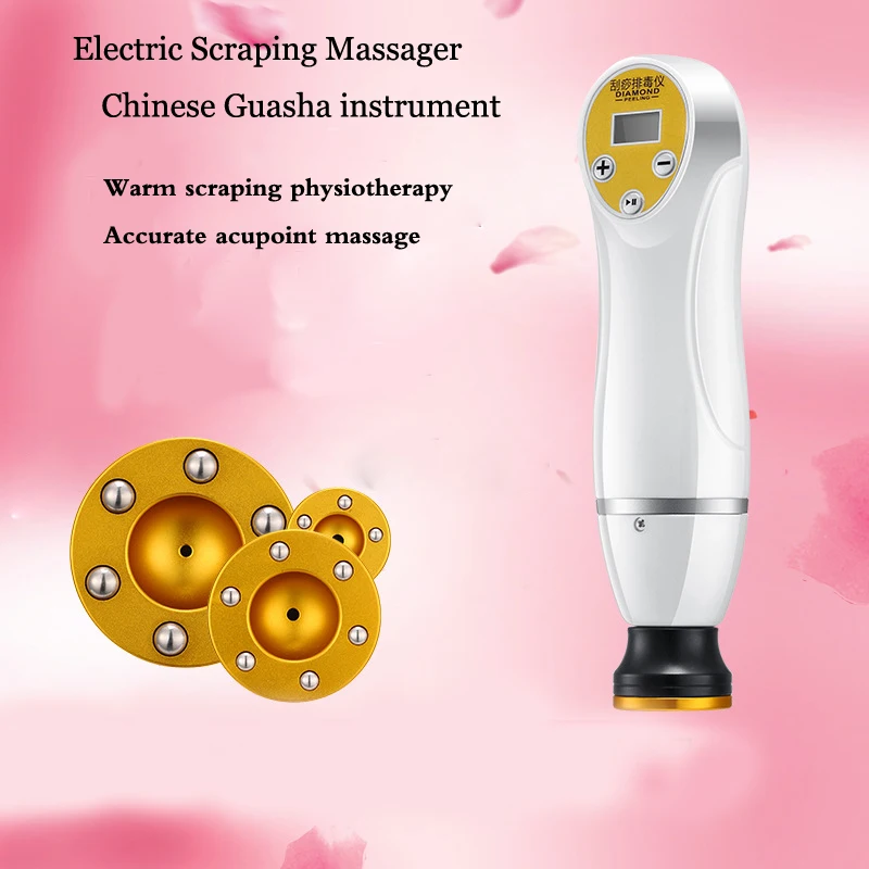 Charging Scraping Massager Chinese Guasha Tool Therapy Machine Detox