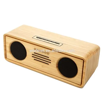 

new hot product eco-friendly handcrafted bamboo wireless bluetooth speaker S812-N