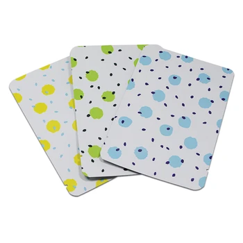 

Colored Dots Open Top Mylar Package Bag For Snacks Tea Storage Heat Seal Sliver Inner Pure Aluminum Foil Flat Pocket Packaging