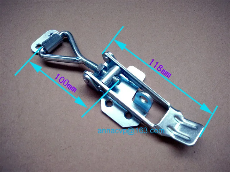 TOGGLE FASTENER OVERCENTRE LATCH OVER CENTER ZINC PLATE TRAILER TRUCK UTE 1 (1)