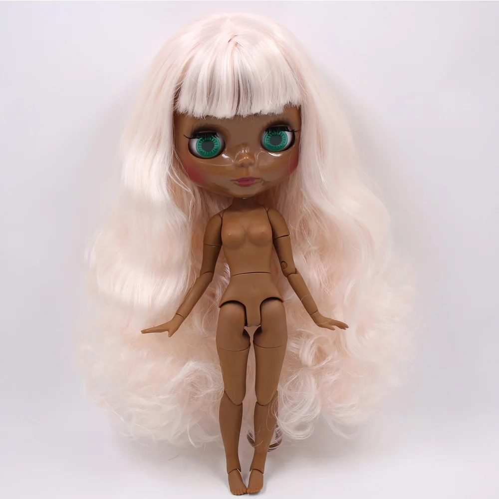 ICY Nude Blyth изготовленная на заказ кукла № BL2352/136 бледно-розовые волосы 1/6 bjd, pullip, licca, jerryberry - Цвет: A nude doll