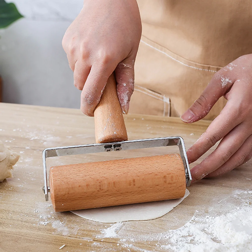 Wooden Rolling Pin Hand Dough Roller Baking tools for Pastry Fondant Cookie Dough Chapati Pasta Bakery Pizza Kitchen tool