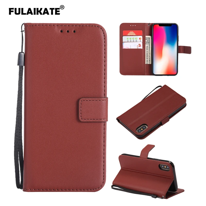 FULAIKATE для iPhone X флип-чехол с кармашком карт задняя крышка iPhoneX бизнес-телефон