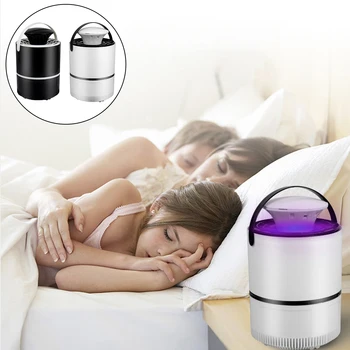 

Behogar USB Powered Mosquito Repellent Photocatalyst LED Fly Killer Trap Light Lamp Pest Control Mosquito Insect Killer Repeller