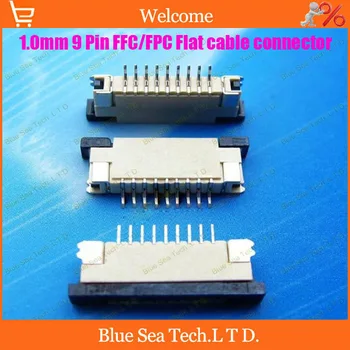 

Free Shipping 20pcs FPC/FFC connector cable socket 9 pin 1.0mm connector for LCD screen interface of DVD/MP3/PDA/Phone ect.ROHS