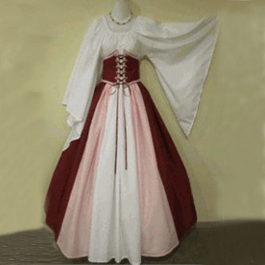 Acquistare Rinascimento Femminile Abiti Lunghi Gotici Medievali Abiti Da  Banda Di Halloween Costumi Abiti Da Sera Da Sera Gotici Economico |  Consegna Veloce E Qualità | It.Dhgate