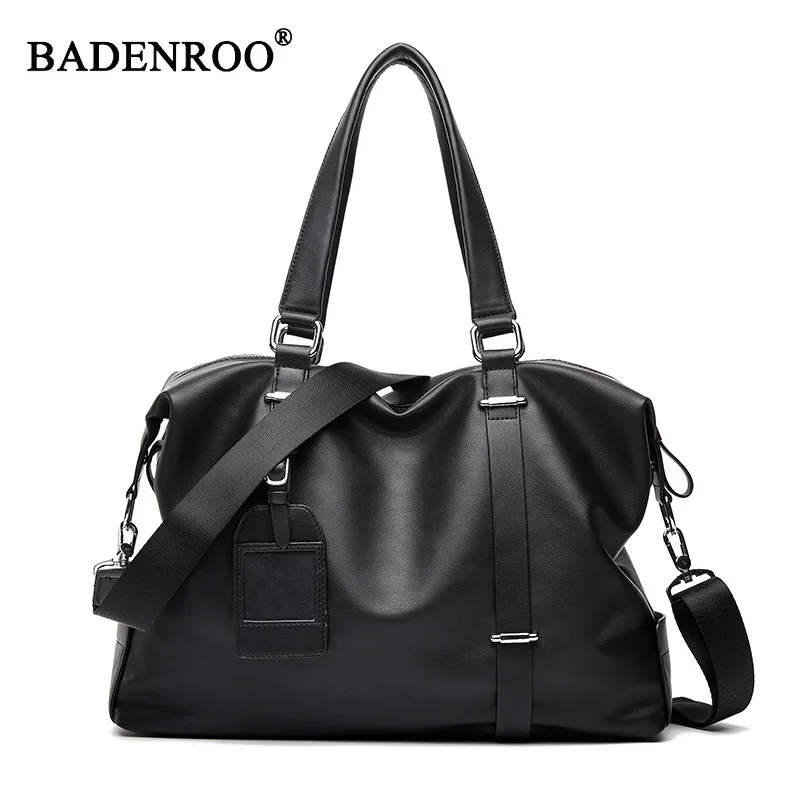 

Men shoulder bag pu handbag large capacity Canvas Messenger Bags Man Handbag Tote Crossbody Bag Large Casual Travel bags black