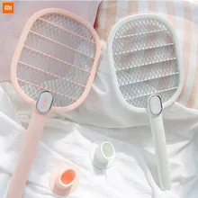Xiaomi Mijia Electric Mosquito Swatter Rechargeable LED Electric Insect Bug Fly Mosquito Dispeller Killer Racket 3-Layer Net H30