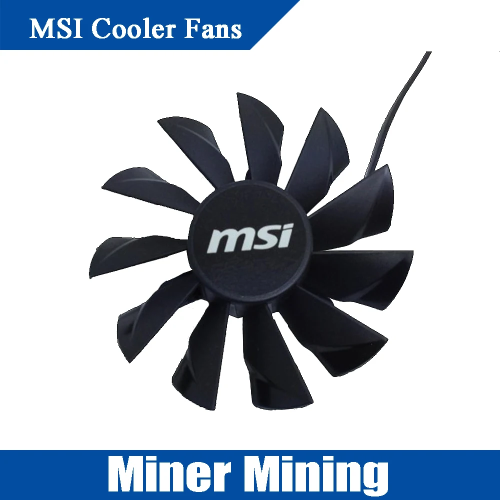 MSI Graphics card Cooler fans 1pcs fan Diameter GTX1060 GTX1070