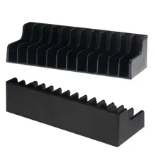 Vanpower 2 pcs ABS Caixa de Cartão De Jogo plástico Preto Interruptor de Suporte De Armazenamento De Disco CD Titular Suporte Para Nintendo