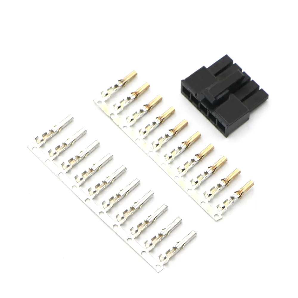 

5Pin Modular Connector with 5pcs Terminal Pins for Cooler Master Silent Pro / V / Real Power Series.