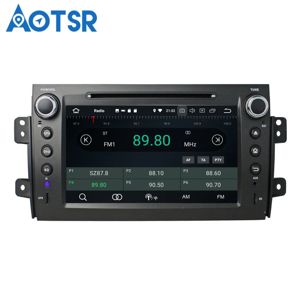Aotsr Android 8 0 7 1 GPS навигация автомобильный без DVD плеера для Suzuki SX4 06 12 мультимедийный