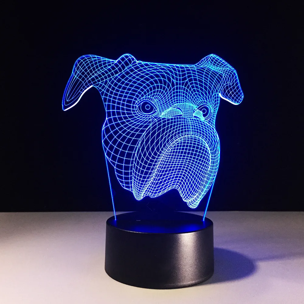 Новинка меняющие цвет подарки 3D светодиодный ночной Светильник для детского сна