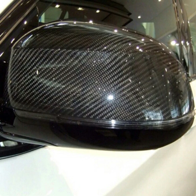 X3 Side Wing Mirror Cover Caps For BMW F25 X3 2013 2015 Carbon Fiberin