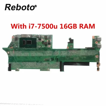 

Reboto For HP Spectre x360 13-AC Laptop Motherboard With SR341 i7-7500u 16GB RAM DAX31MB1AA0 MainBoard 100% Tested Fast Ship
