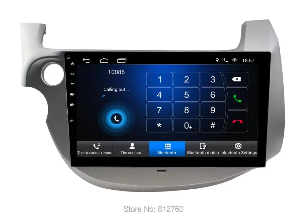 Clearance Nedehe 10.1" Android 8.0 Car DVD GPS for HONDA FIT JAZZ 2007 2008 2009 2010 2012 2013 car radio video player Capacitive screen 5