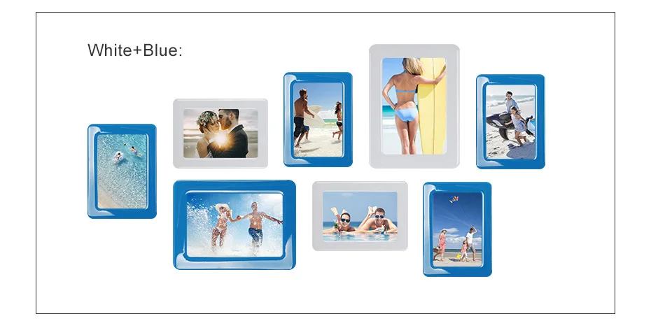 930 Magnetic Photo Frame With Adhesive Crystal Surface Kids Room Wall Decor Magnet Picture Frame_09