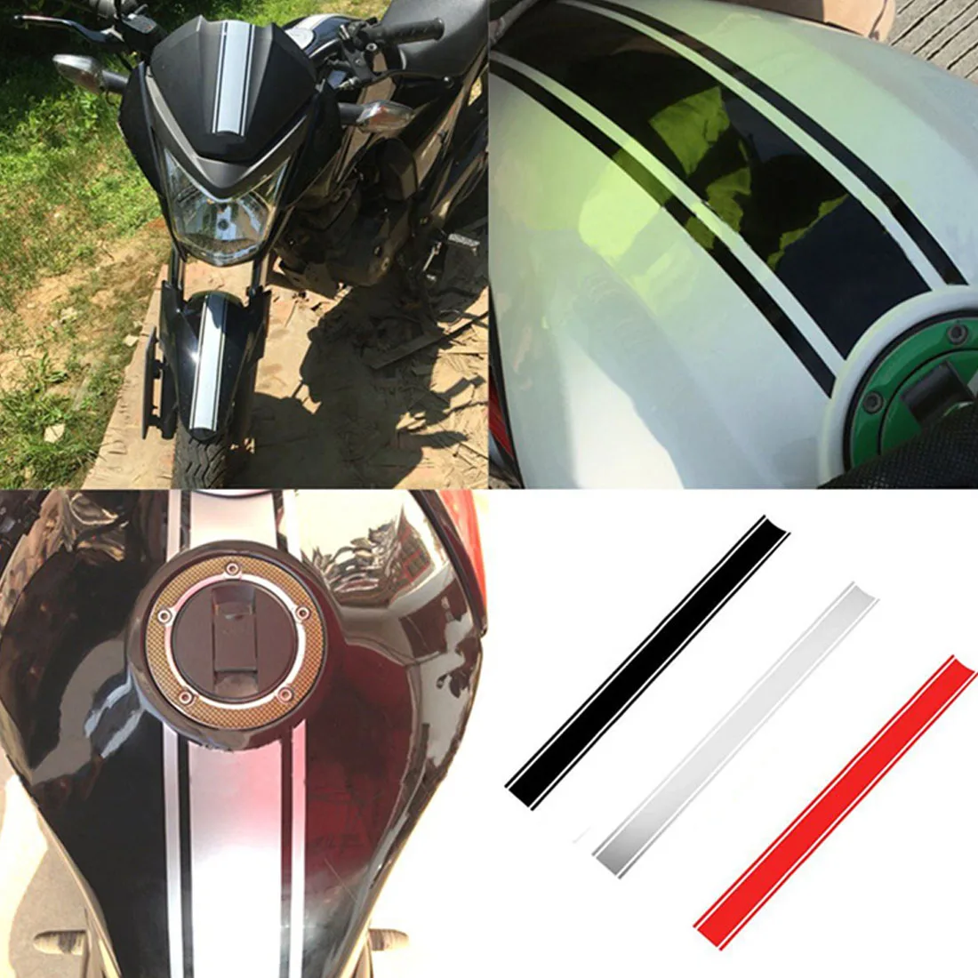 Мотоциклетная Светоотражающая наклейка для топливного бака, Накладка для HONDA CBF600 SA CBR600F hoRnet 250 cb400 CB599 CB600 HORNET