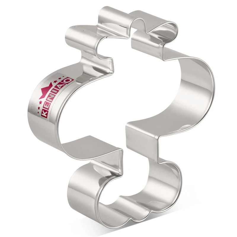 

KENIAO Airplane Cookie Cutter - 9.8 x 9.8 cm - Aircraft Biscuit and Fondant Cutter for Kids - Stainless Steel